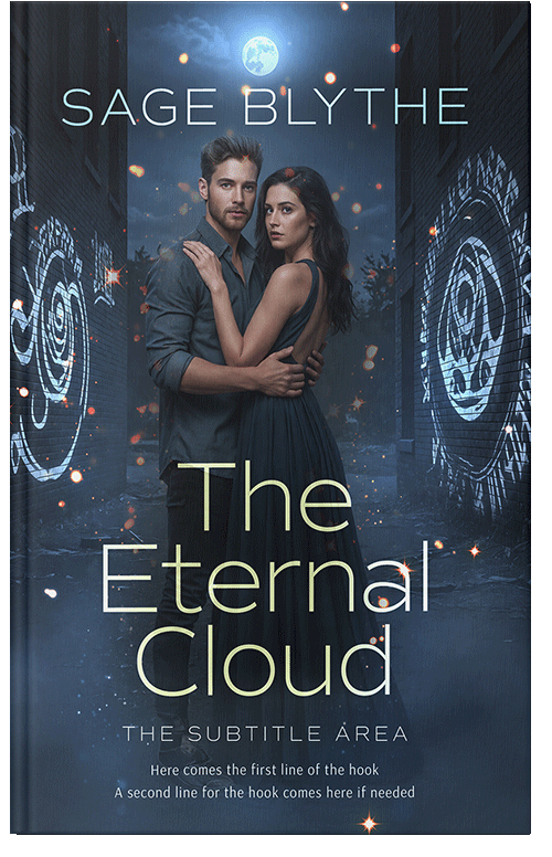 Front view of Premade Paranormal & Urban Book Cover - Ebony Clay