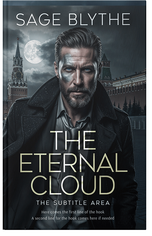 Front view of Premade Horror Book Cover - Woodsmoke