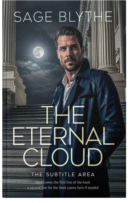 Front view of Premade Mystery & Thriller & Suspense Book Cover - Ebony Clay