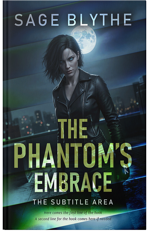 Front view of Premade Paranormal & Urban Book Cover - Gable Green