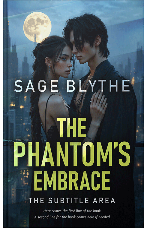 Front view of Premade Fantasy Book Cover - Deco