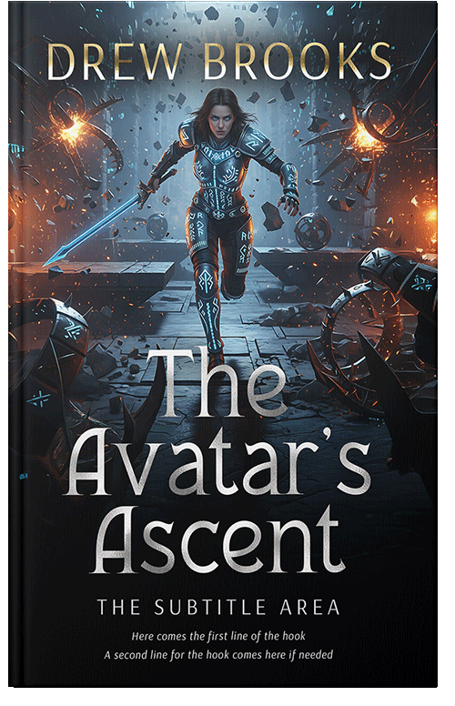 Front view of Premade LitRPG Book Cover - Bunker