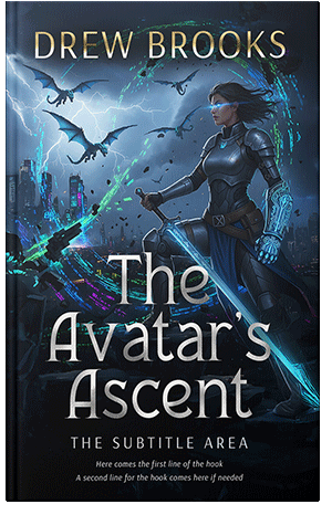 Premade Book Cover Ebony