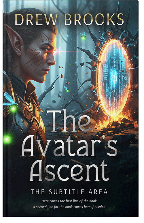 Front view of Premade LitRPG Book Cover - Bunker