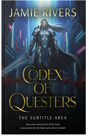 Premade Book Cover Ebony