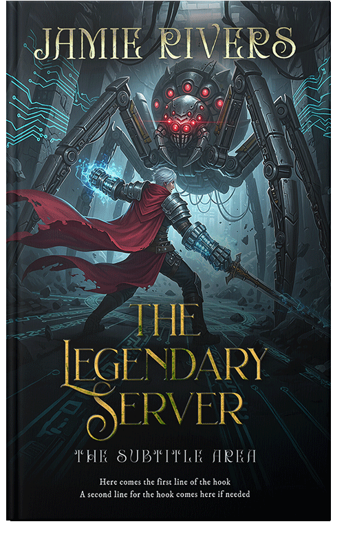 Front view of Premade LitRPG Book Cover - Bunker