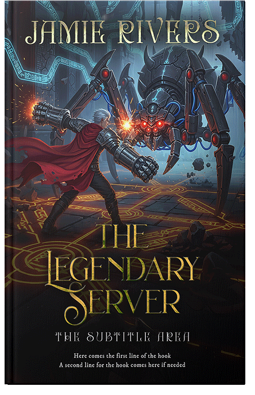 Front view of Premade LitRPG Book Cover - Baltic Sea