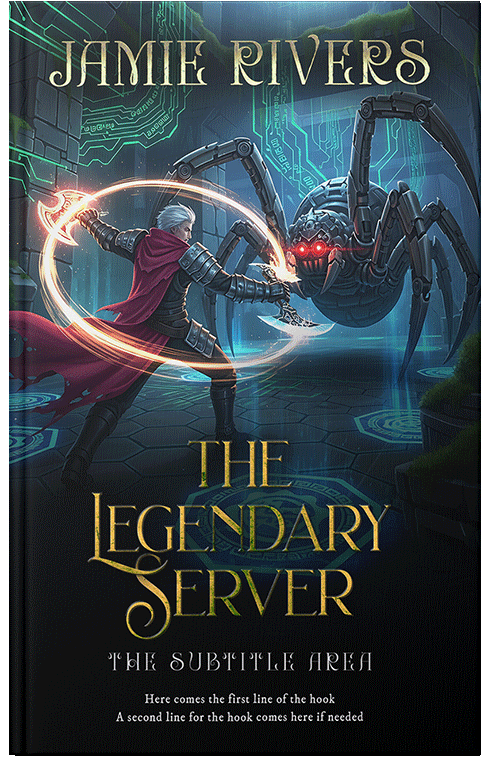 Front view of Premade LitRPG Book Cover - Bunker