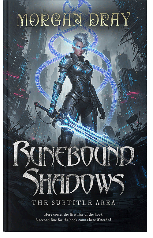 Front view of Premade LitRPG Book Cover - Mirage