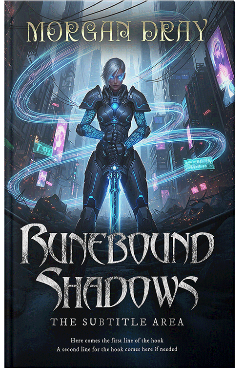 Front view of Premade LitRPG Book Cover - Big Stone