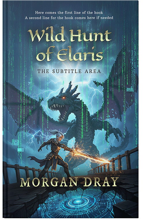 Front view of Premade LitRPG Book Cover - San Juan