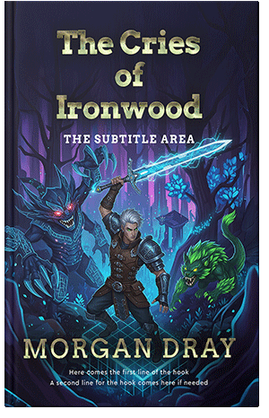 Premade Book Cover Ebony