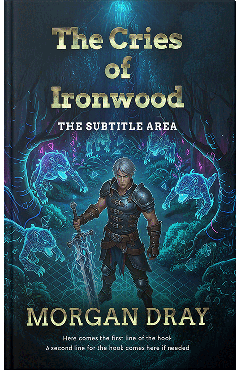 Front view of Premade LitRPG Book Cover - Firefly