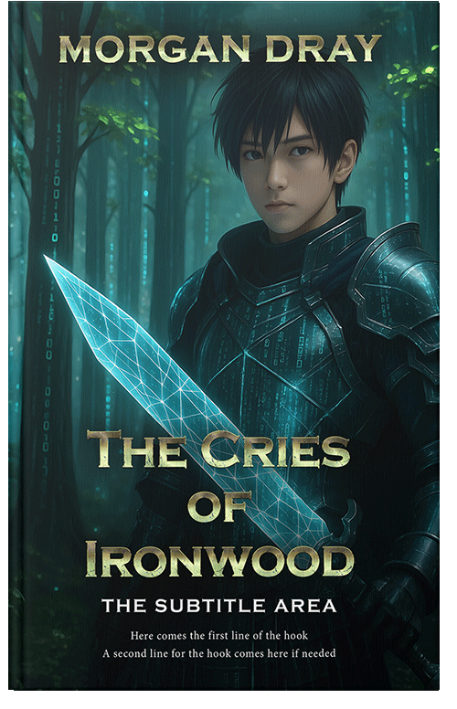 Front view of Premade LitRPG Book Cover - Firefly