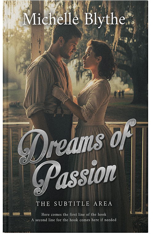 Front view of Premade Romance Book Cover - Heavy Metal