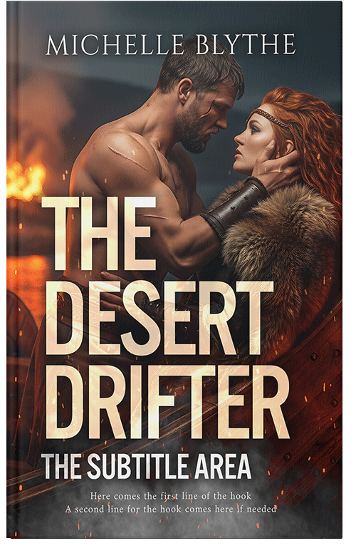 Front view of Premade Romance Book Cover - Cocoa Brown