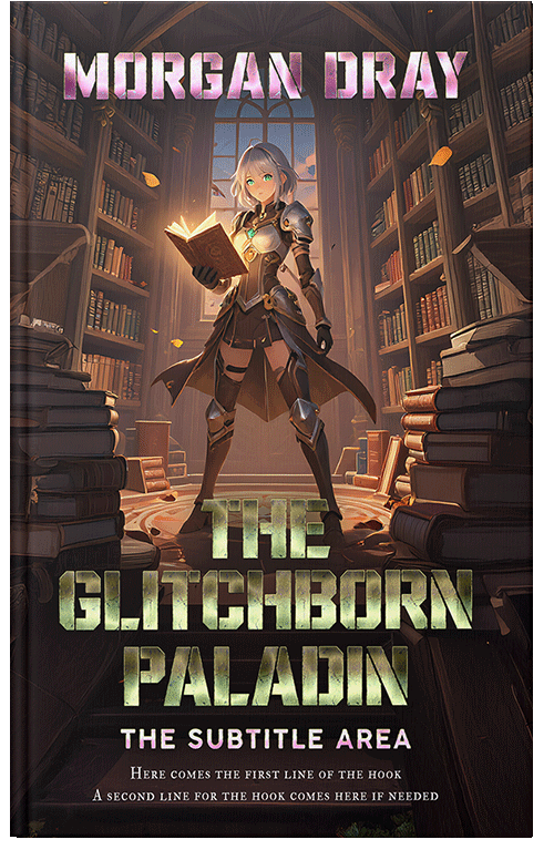 Front view of Premade Fantasy Book Cover - Cocoa Brown