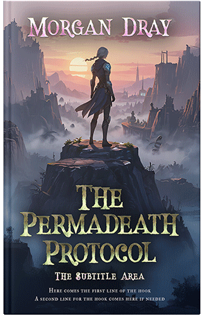 Pre Made Book Cover Ebony Clay