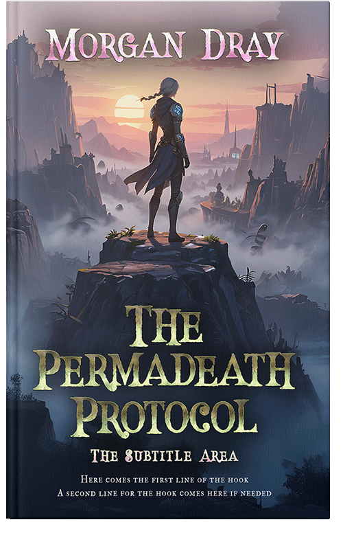 Front view of Premade Fantasy Book Cover - Ebony Clay