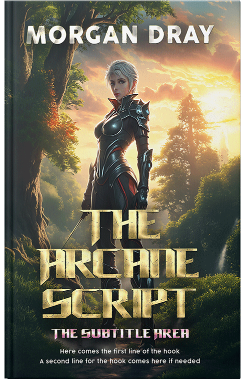 Front view of Premade Fantasy Book Cover - Putty