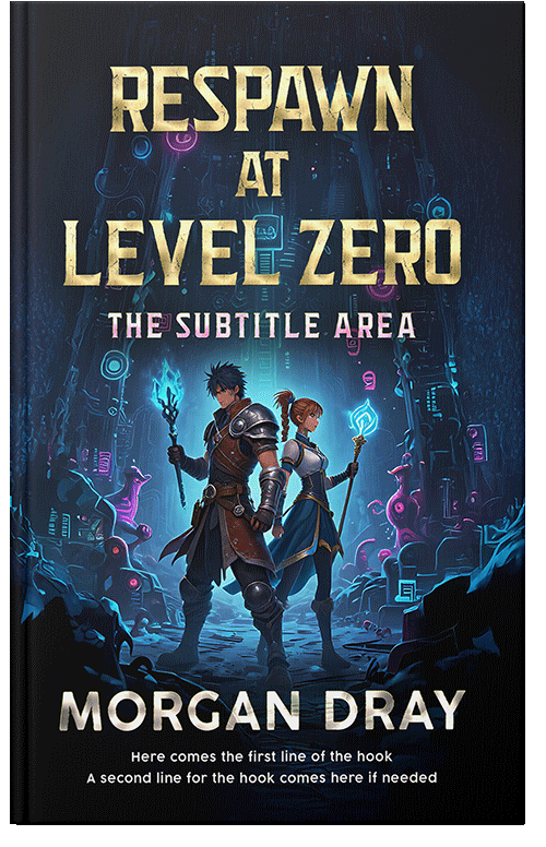 Front view of Premade Fantasy Book Cover - Ebony