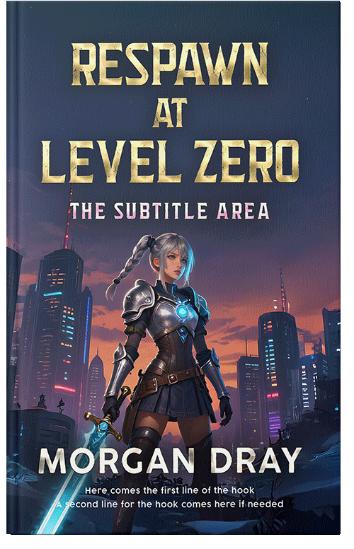 Front view of Premade LitRPG Book Cover - Martinique