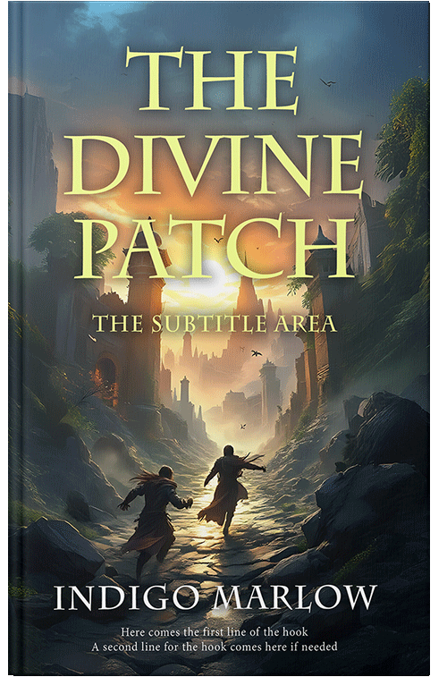 Front view of Premade Fantasy Book Cover - Outer Space