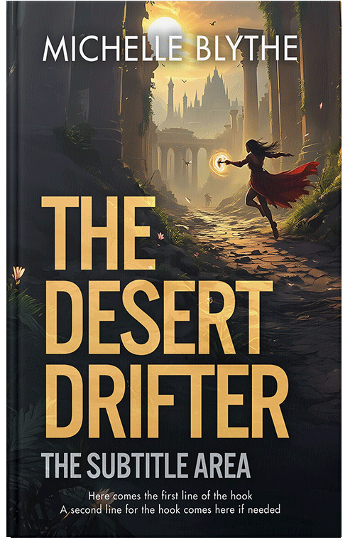 Front view of Premade Fantasy Book Cover - Cod Gray