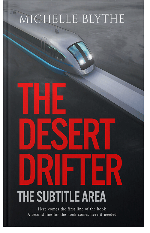 Front view of Premade Science Fiction Book Cover - Persian Red