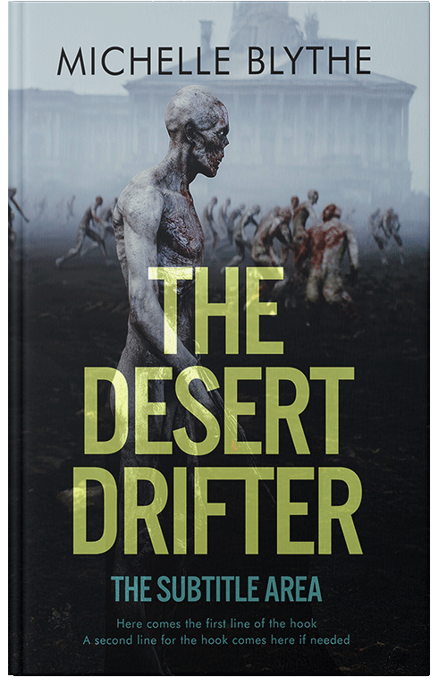 Front view of Premade Apocalyptica Book Cover - Woodsmoke