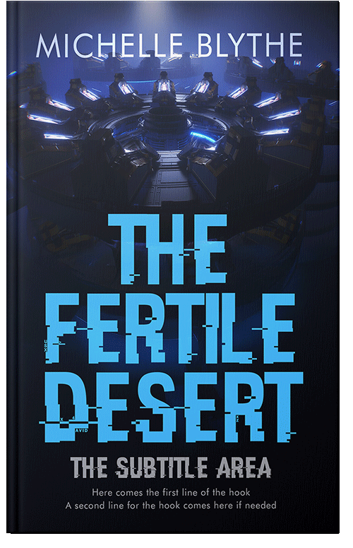 Front view of Premade Science Fiction Book Cover - Ebony