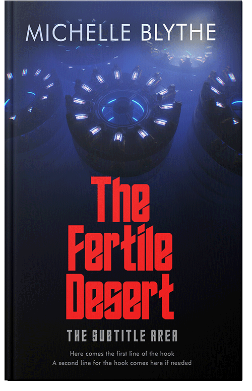 Front view of Premade Science Fiction Book Cover - Cinnabar