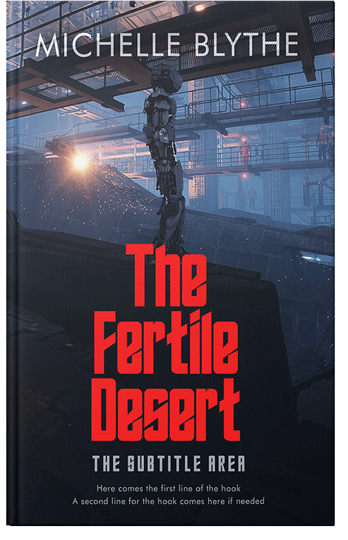 Front view of Premade Science Fiction Book Cover - Mandy