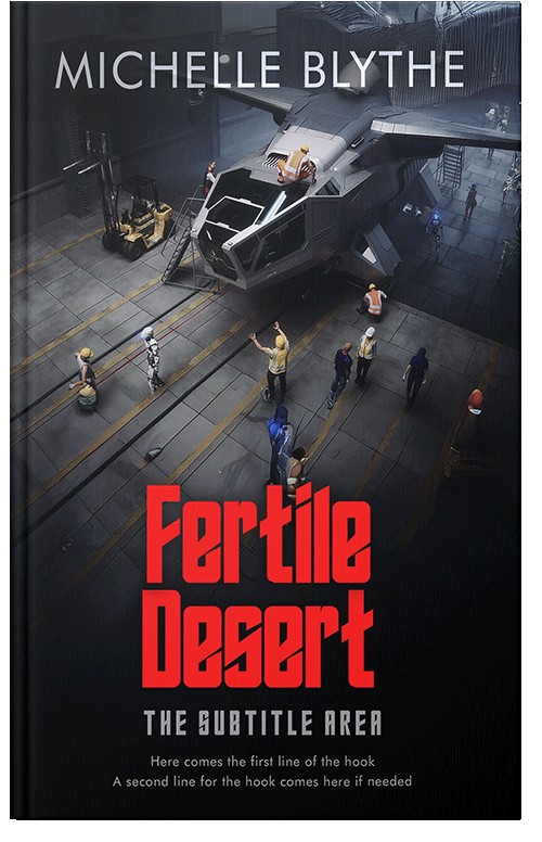 Front view of Premade Science Fiction Book Cover - Woodsmoke