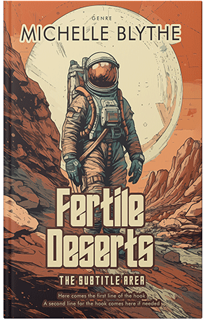 Pre Made Book Cover Chamois