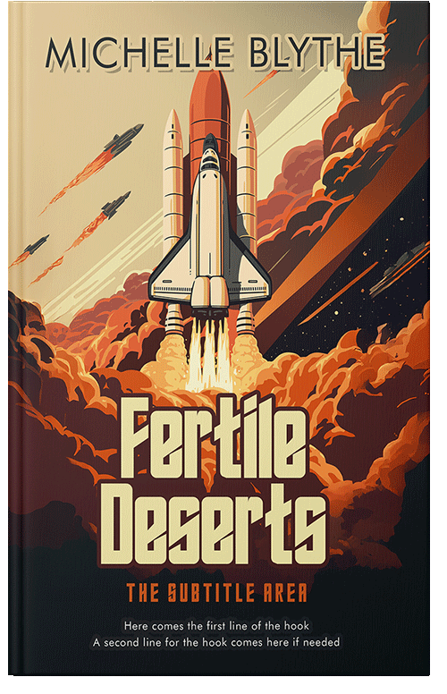 Front view of Premade Science Fiction Book Cover - Zombie