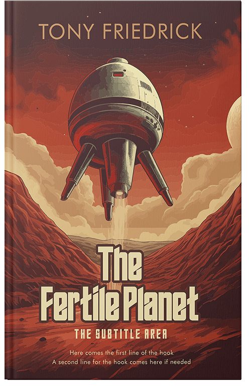 Front view of Premade Science Fiction Book Cover - Buccaneer