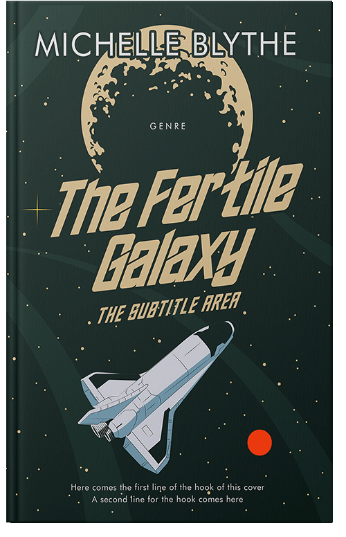 Front view of Premade Science Fiction Book Cover - Akaroa