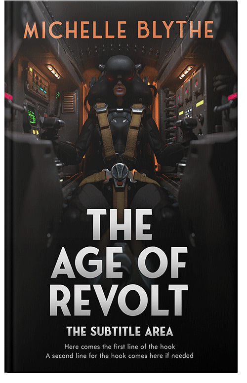 Front view of Premade Science Fiction Book Cover - Rangoon Green