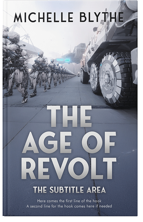 Front view of Premade Science Fiction Book Cover - Pale Sky