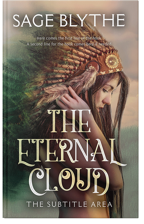 Front view of Premade Western Book Cover - Mondo