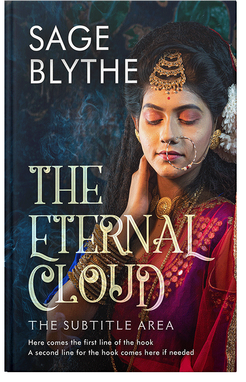 Front view of Premade Western Book Cover - Tan