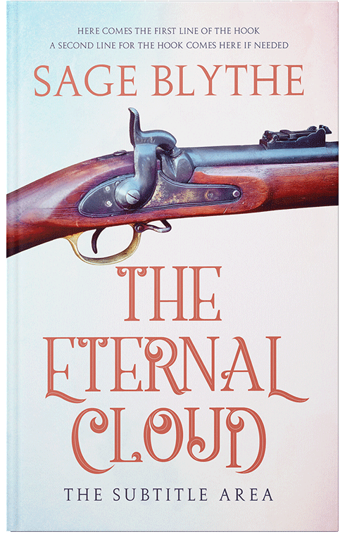 Front view of Premade Historical Book Cover - Porcelain