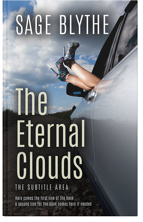 Front view of Premade Teen & Young Adult Book Cover - Quill Gray