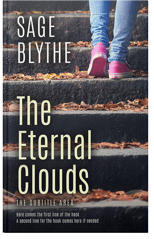 Front view of Premade Teen & Young Adult Book Cover - Soft Amber