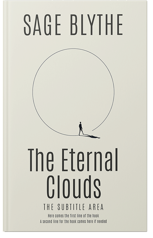 Front view of Premade Health & Mind & Body Book Cover - Satin Linen