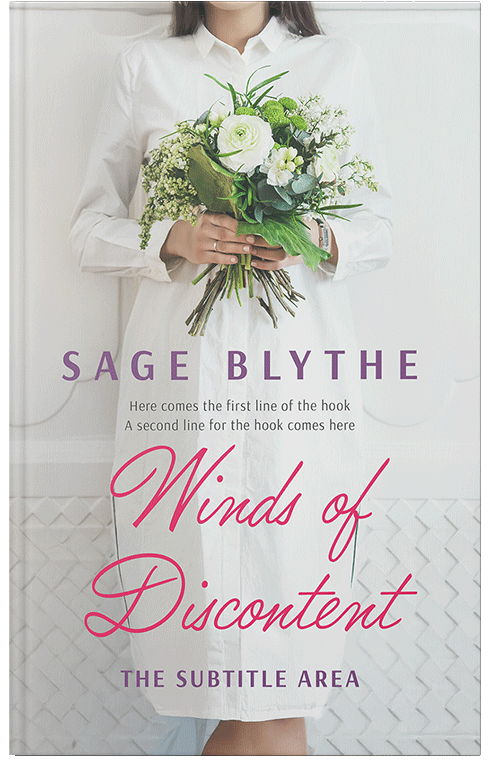 Front view of Premade Romance Book Cover - Gray Nurse