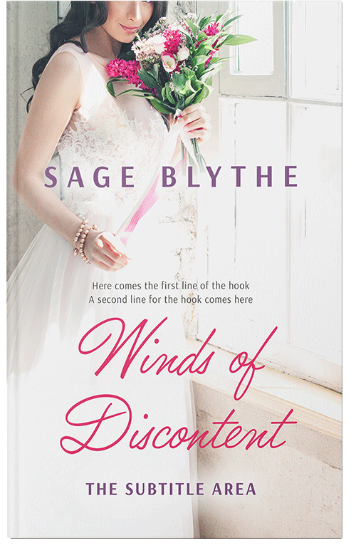 Front view of Premade Romance Book Cover - Pearl Bush