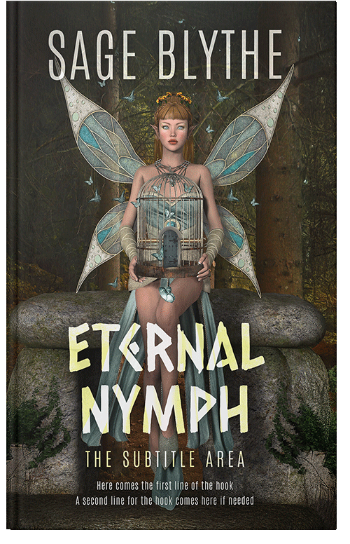 Front view of Premade Fantasy Book Cover - Birch