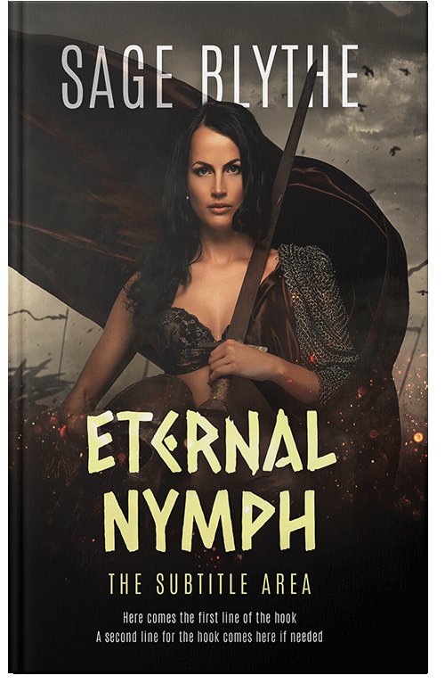 Front view of Premade Fantasy Book Cover - Oil